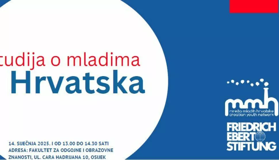 Studija o mladima - Hrvatskapredstavljanje - najava