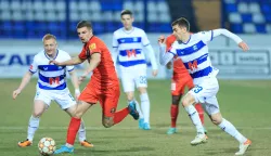 13.03.2022., stadion Gradski vrt, Osijek - Hrvatski Telekom Prva liga, 27. kolo, NK Osijek - HNK Gorica. Hrvoje Babec, Petar Brlek  Photo: Davor Javorovic/PIXSELL