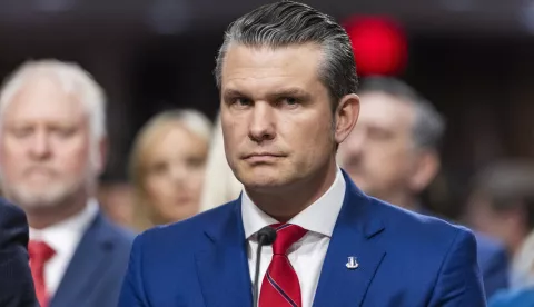 epa11824056 US Secretary of Defense nominee Pete Hegseth arrives to his confirmation hearing before the Senate Armed Services Committee in the Dirksen Senate Office Building in Washington, DC, USA, 14 January 2025. Senators are expected to question the controversial nominee over allegations of financial mismanagement, sexual misconduct, and alcohol abuse. EPA/JIM LO SCALZO