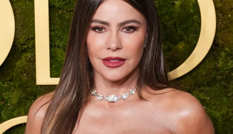 Sofia Vergara walking on the red carpet at The 82nd Annual Golden Globe Awards held at The Beverly Hilton Hotel in Beverly Hills, CA on January 5, 2025. (Photo by Sthanlee Mirador/Sipa USA) Photo: Sipa USA/SIPA USA