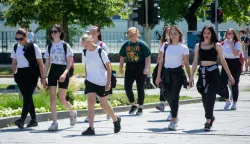 OSIJEK- 03.06.2022., Za Zdenku Rupčić, prilog upis u srednje škole/fakultete, učenici, studenti, slobodnjak.Foto: Andrea Ilakovac