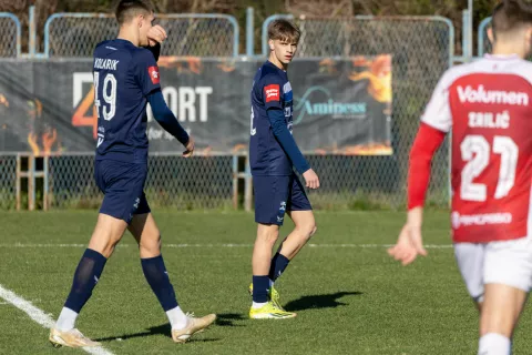 Pripreme NK Osijek. Novigrad siječanj 2025. Ivano Kolarik i Niko Farkaš