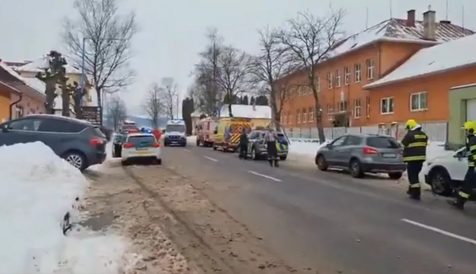 Slovačka napad nožem škola