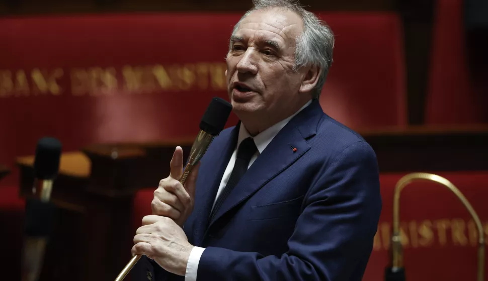 epa11782591 French Prime Minister Francois Bayrou speaks during a Questions to the government session at French National Assembly in Paris, France, 17 December 2024. EPA/YOAN VALAT