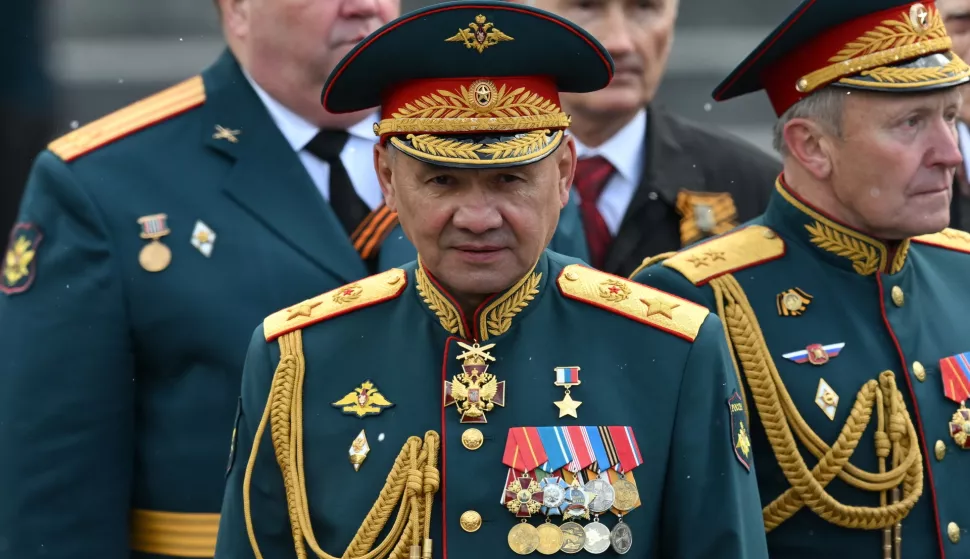 epa11335991 (FILE) - Russian Defence Minister Sergei Shoigu looks on after a wreath laying ceremony at the Tomb of the Unknown Soldier in Alexander Garden on Victory Day, which marks the 79th anniversary of the victory over Nazi Germany in World War Two, in Moscow, Russia, 09 May 2024 (reissued 12 May 2024). Shoigu is to be appointed Secretary of the Security Council of the Russian Federation, according to a decree signed by Russian President Putin, the Kremlin press service announced on 12 May 2024. Putin presented the Federation Council for consultations with the candidacy of Andrei Removich Belousov for the post of Minister of Defense and Sergei Lavrov for the post of head of the Ministry of Foreign Affairs, Russia's upper house of parliament said on telegram. The Federation Council is expected to meet on 14 May 2024 to hold consultations on the president's nominations. The reshuffle came as Putin started his fifth presidential term. EPA/MAKSIM BLINOV/SPUTNIK/KREMLIN/POOL MANDATORY CREDIT