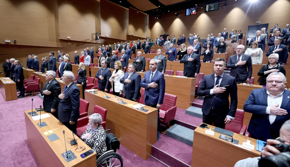 15.01.2025., Zagreb - Utvrdjivanjem dnevnog reda i aktualnim prijepodnevnom pocela je 5. sjednica Hrvatskog sabora. Photo: Patrik Macek/PIXSELL