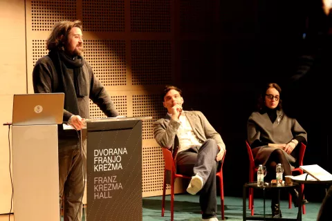 Osijek, 23. 01. 2025, Kulturni centar Osijek. Panel - Budućnost baštine. snimio GOJKO MITIĆ