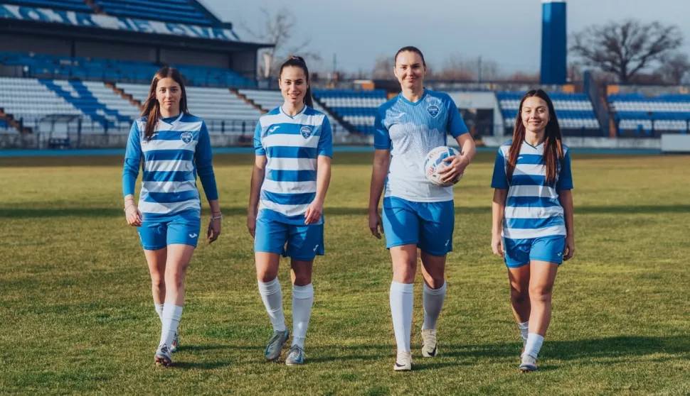 Antonia, Nikolina, Anna i Karyna nove igračice ŽNK OsijekSIJEČANJ 2025FOTO: ŽNK OSIJEK