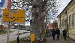 U centru Babine Grede, siječanj 2025.foto: Marija Lešić Omerović