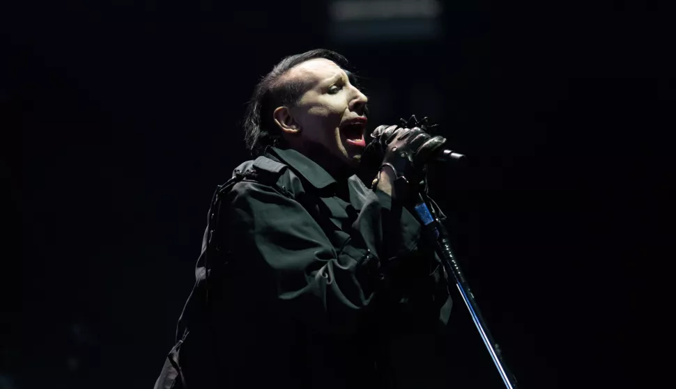 epa07251167 (FILE) - US musician Marilyn Manson performs on Park stage at the 'Rock im Park' festival in Nuremberg, Germany, 02 June 2018 (reissued 28 December 2018). Marilyn Manson turns 50 on 05 January 2019. EPA/TIMM SCHAMBERGER