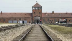 The train tracks at Birkenau. Today, Sunday January 27th, is International Holocaust Memorial Day which marks the date when Auschwitz was liberated. Photo: Press Association/PIXSELL