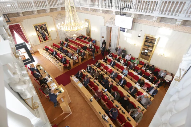 Osijek, 30. 01. 2024., Zupanijska 4, Velika vijecnica, sjednica, Skupstina OBZSNIMIO BRUNO JOBST