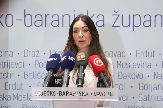 Osijek, 29. 01. 2025., Trg A. Starčevića 2, OBŽ, turizam, rezultati turizma u OBŽ u 2024, Tatjana Turalija - Pročelnica Upravnog odjela za turizam, kulturu i sportSNIMIO BRUNO JOBST