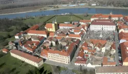 snimio Davor KIBEL,Osijek, 04.03.2017.  Osijek iz zraka, Tvrđa