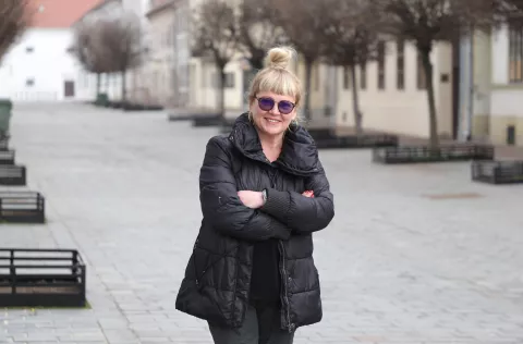 Osijek, 30. 01. 2025., Tvrđa, Franjevačka ulica, Tihana TomljanovićSNIMIO BRUNO JOBST