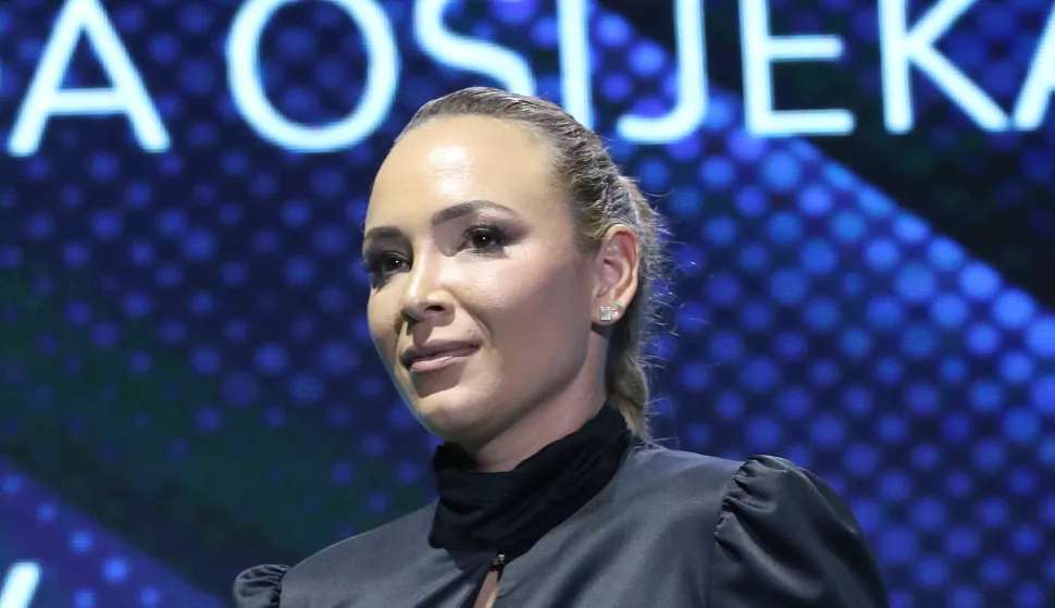 Osijek, 04. 02. 2025, Kulturni centar Osijek, Koncertna dvorana Franjo Krežma. 67. izbor najuspje&scaron;nijih sporta&scaron;a i sportskih koletiva grada Osijeka i OBŽ Sporta&scaron; godine 2024. Donna Vekić.snimio GOJKO MITIĆ