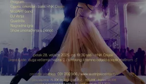 Prvi Austrijski bal u Osijeku - plakat