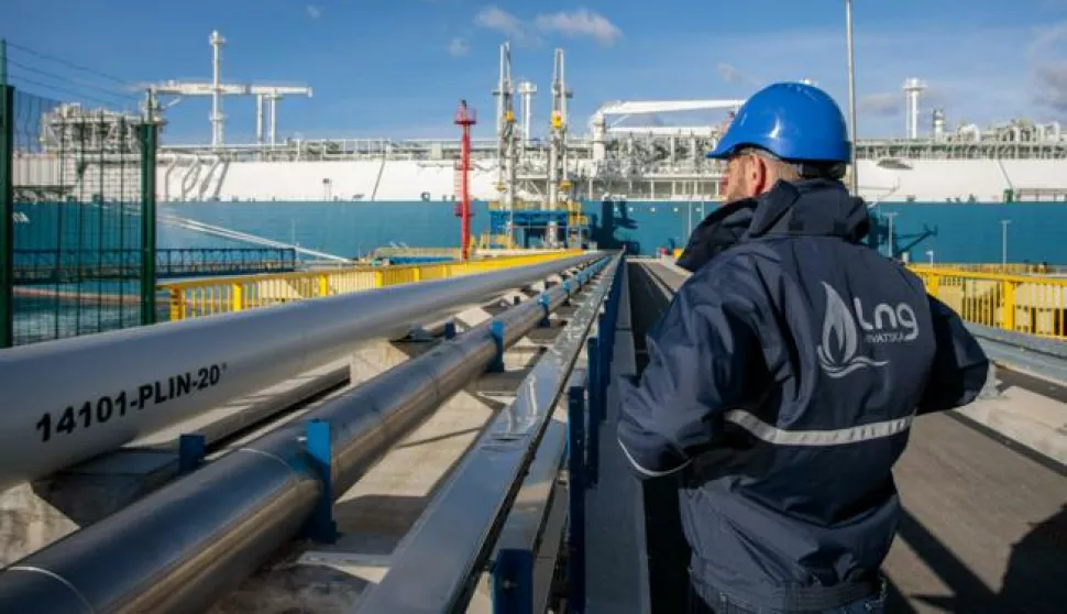 15.12.2021., Krk - LNG Terminal Krk - Omisalj. Photo: Nel Pavletic/PIXSELL Photo: Nel Pavletic/PIXSELL