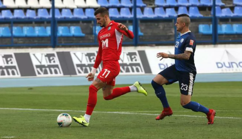 Osijek.15.11.2019. Stadion Gradski vrt Osijek - Tuzla City. prijateljska utakmicaNa fotografijiMarko DugandzicFoto:Marko Mrkonjic