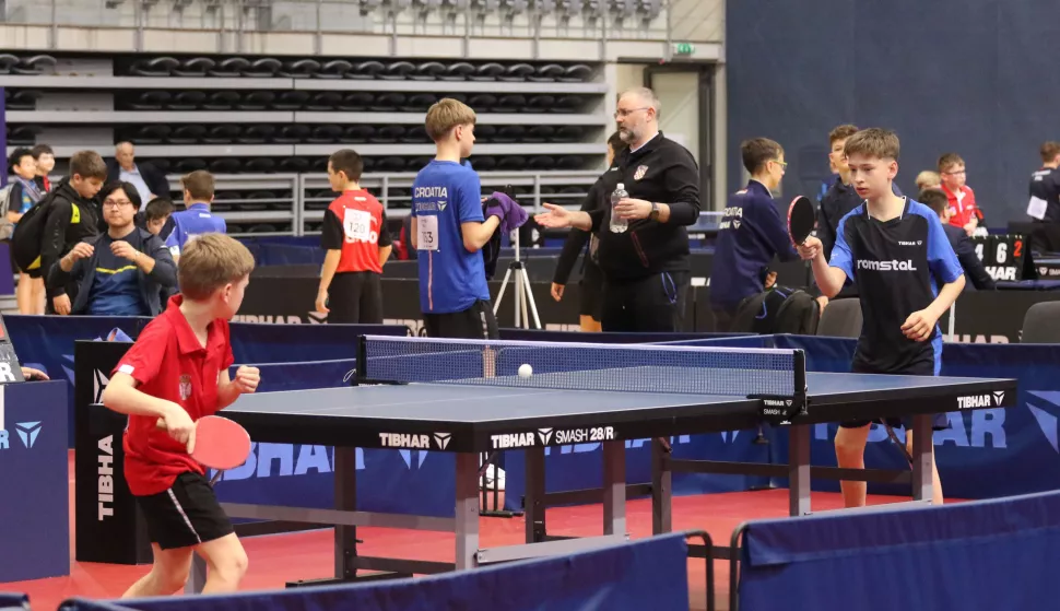 Osijek, 07. 02. 2025, SD Gradski vrt, velika dvorana. Stolni tenis, Croatia Cup. snimio GOJKO MITIĆ