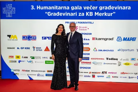 Humanitarna gala večer građevinara, Voditelji Jelena Glišić i Damir Smrtić