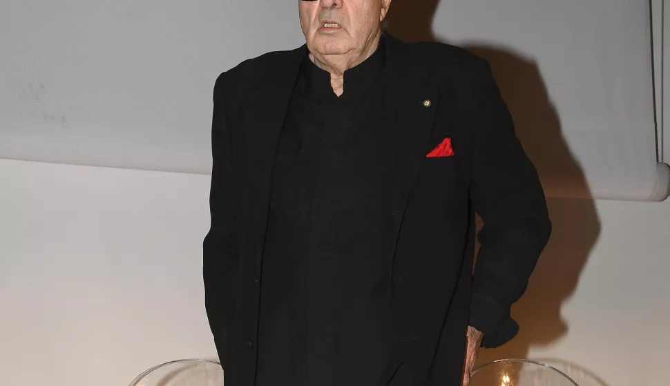 Rome, Ara Pacis Museum Presentation of the book "Imperfect Beauty, Me and Pasolini", In the photo: Dante Ferretti (Photo by Vincenzo Landi/ipa-agency.net/IPA/Sipa USA) Photo: IPA/SIPA USA