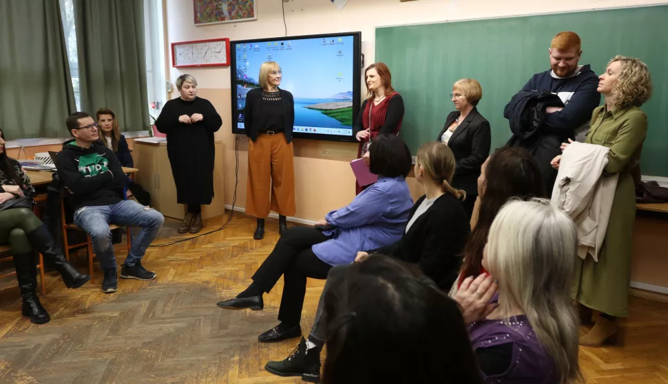 Osijek, 27. 02. 2025, OŠ Vijenac, predstavljanje Lions Quest programa Vještine za adolescenciju.snimio GOJKO MITIĆ