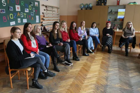 Osijek, 27. 02. 2025, OŠ Vijenac, predstavljanje Lions Quest programa Vještine za adolescenciju.snimio GOJKO MITIĆ