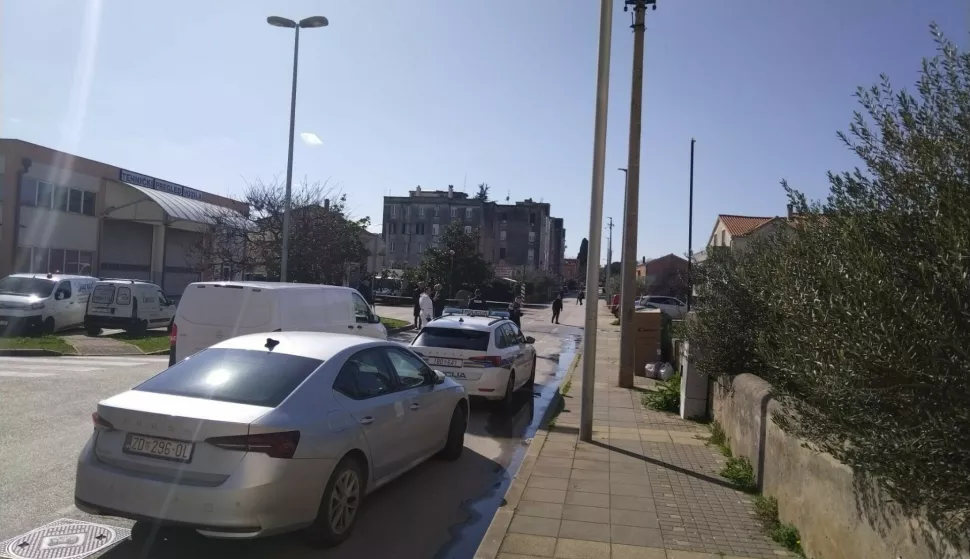 Očevid policije na mjestu ubojstva u Zadru