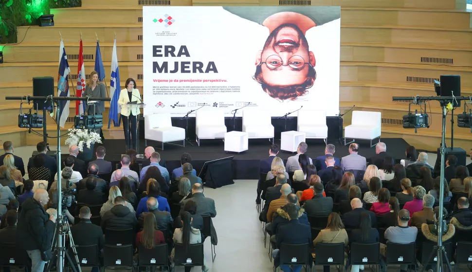 Osijek, 04. 03. 2025., GC, Era mjera, Konferencija o mjerama aktivne politike zapošljavanja, panel, Anamarija Matić KardošSNIMIO BRUNO JOBST