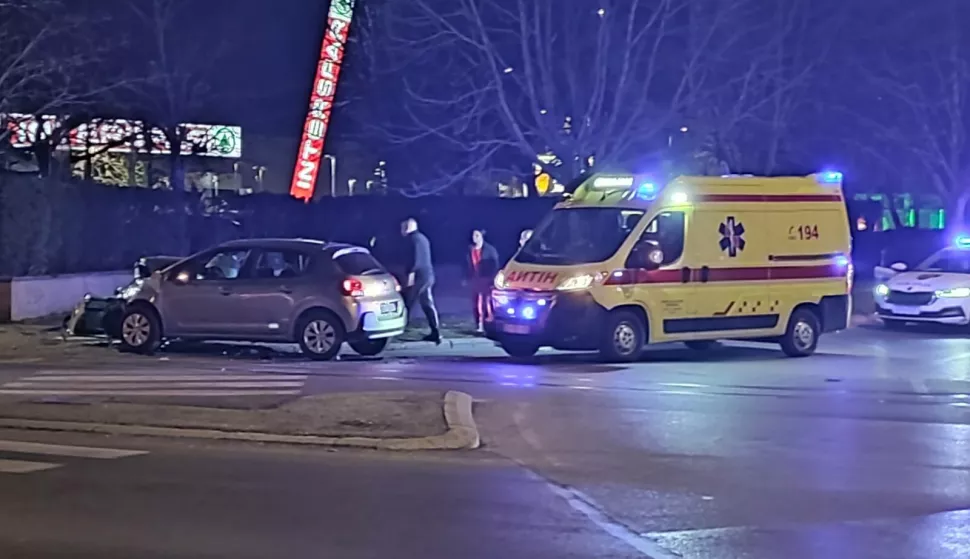 Sudar tramvaja i auta na Đakovštini