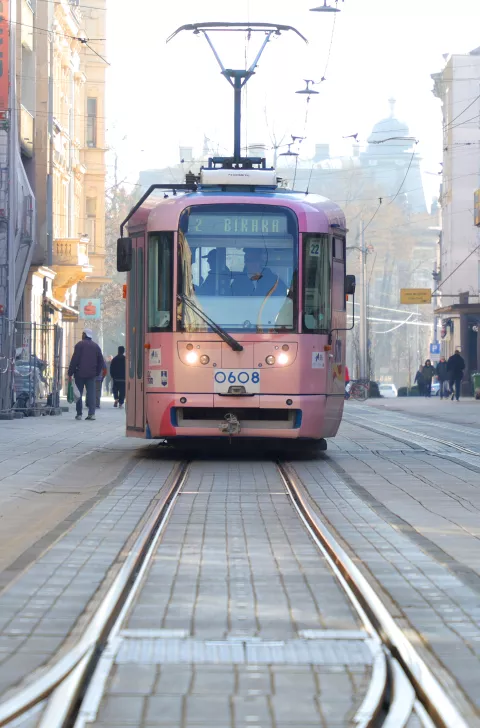 Osijek, 06. 03. 2025., Tramvaj, priča o tramvaju, remiza, tramvaj u vožnjiSNIMIO BRUNO JOBST
