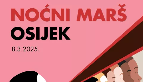 Noćni marš Osijek - plakat 2025.