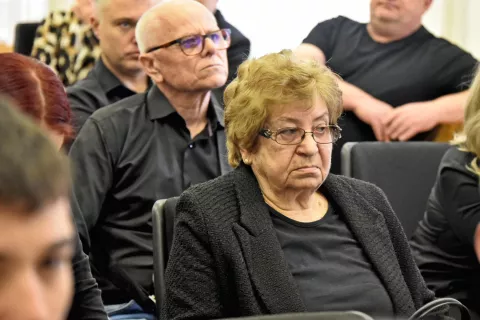 Vukovar, 10.03.2025. - Potpredsjednik Vlade i ministar hrvatskih branitelja Tomo Medved nazočio je identifikaciji posmrtnih ostataka žrtava iz Domovinskog rata u Nacionalnoj memorijalnoj bolnici "Dr. Juraj Njavro".foto HINA/ Gordan PANIĆ/ gp