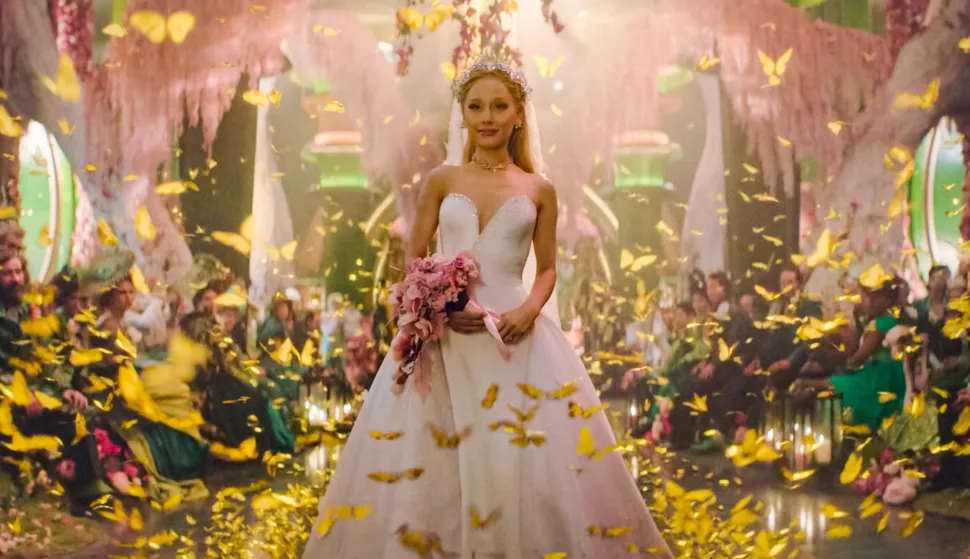 USA. Ariana Grande in a scene from the (C)Universal Pictures new movie: Wicked (2024). Plot: Wicked is a prequel to The Wizard of OZ and goes through the life of Elphaba who is a nice girl until the disapproval of society turns her Wicked. Ref: LMK110-J10580-050324 Supplied by LMKMEDIA. Editorial Only. Landmark Media is not the copyright owner of these Film or TV stills but provides a service only for recognised Media outlets. pictures@lmkmedia.com Photo:/ipa-agency.net/IPA