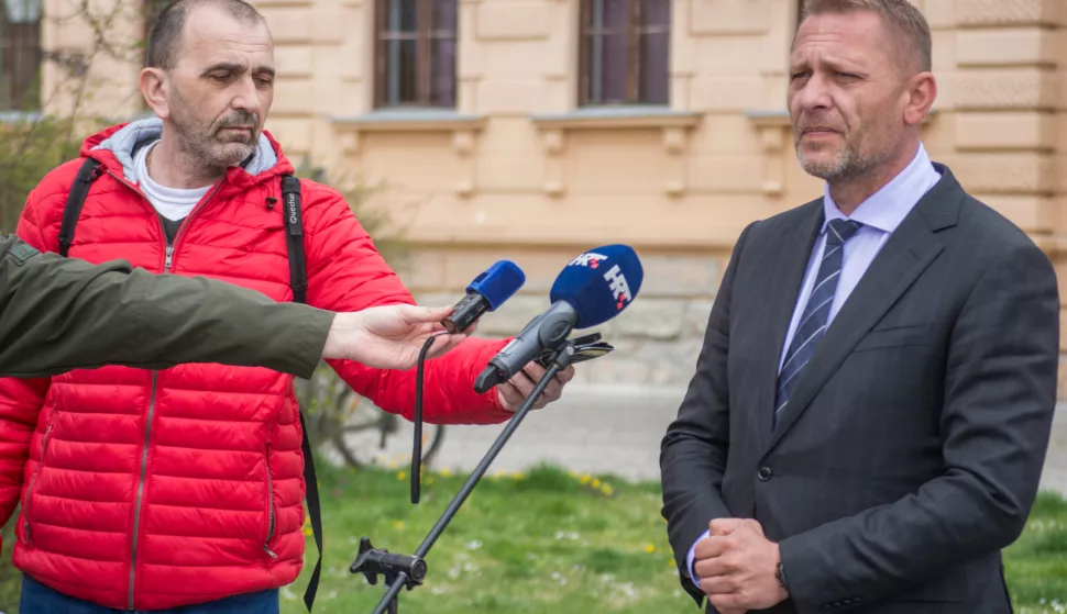 OSIJEK- 30.03.2021., Tvrđa, Rondel velikana, HSS predstavlja kandidata za župana, Tomislav Pinterić, na fotografiji Krešo Beljak. Foto: Andrea Ilakovac