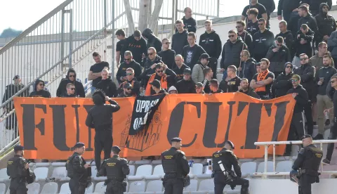 Split, 30.03.2025. - Susret 27. kola HNL-a Hajduk - Šibenik. foto HINA/ Mario STRMOTIĆ/ MS