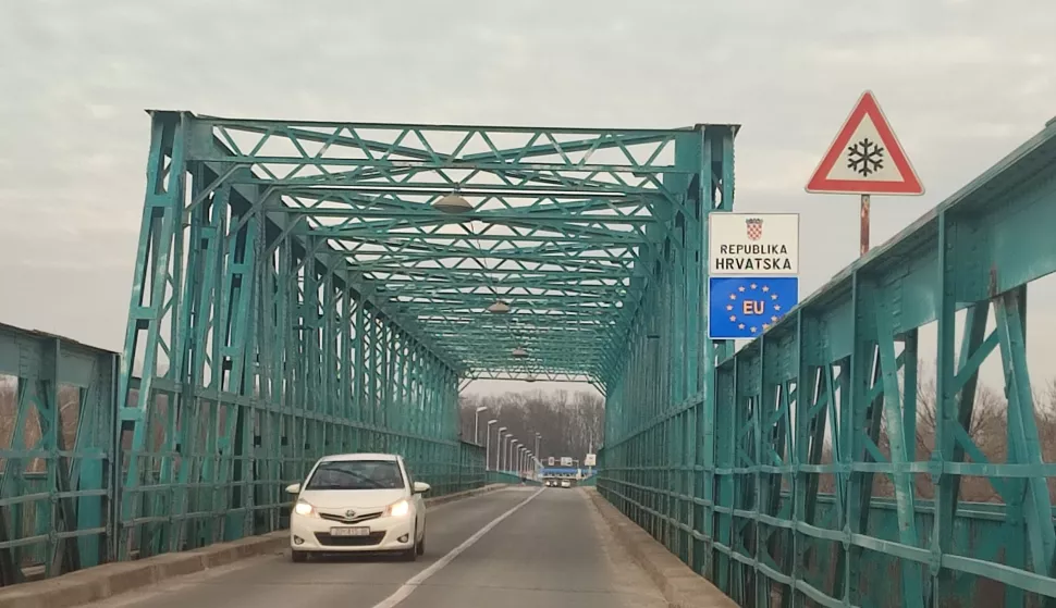 Na mostu Gunja-Brčko, veljača 2025.snimila Marija Lešić-Omerović
