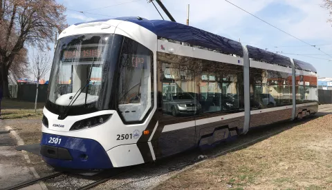 Osijek, 07. 03. 2025., remiza, niskopodni tramvaj, novi tramvaj, tramvajSNIMIO BRUNO JOBST