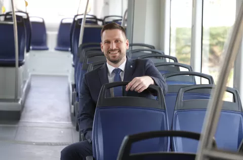 Osijek, 07. 03. 2025., remiza, niskopodni tramvaj, novi tramvaj, tramvaj, Ivan RadićSNIMIO BRUNO JOBST