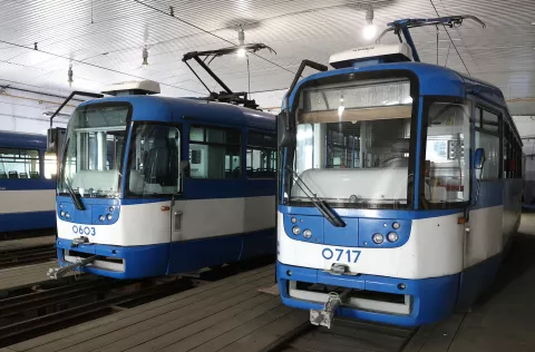 Osijek, 06. 03. 2025., Tramvaj, priča o tramvaju, remiza, tramvaj u vožnjiSNIMIO BRUNO JOBST