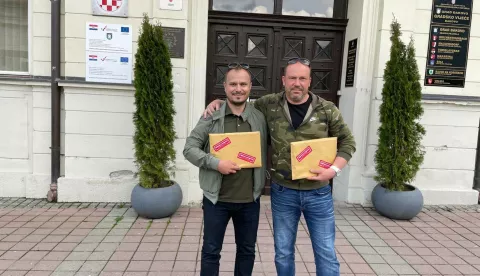 ĐAKOVO - slijeva: Danko Kočiš i Vedran Goreta, SDP