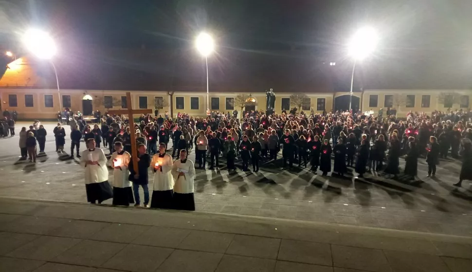 đakovo 11. 4. 2025. Križni put kroz hrvatsku povijest