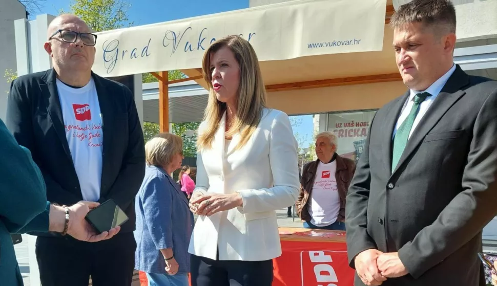Konferencija za medije SDP-a u Vukovaru