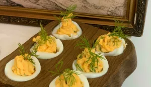 deviled eggs