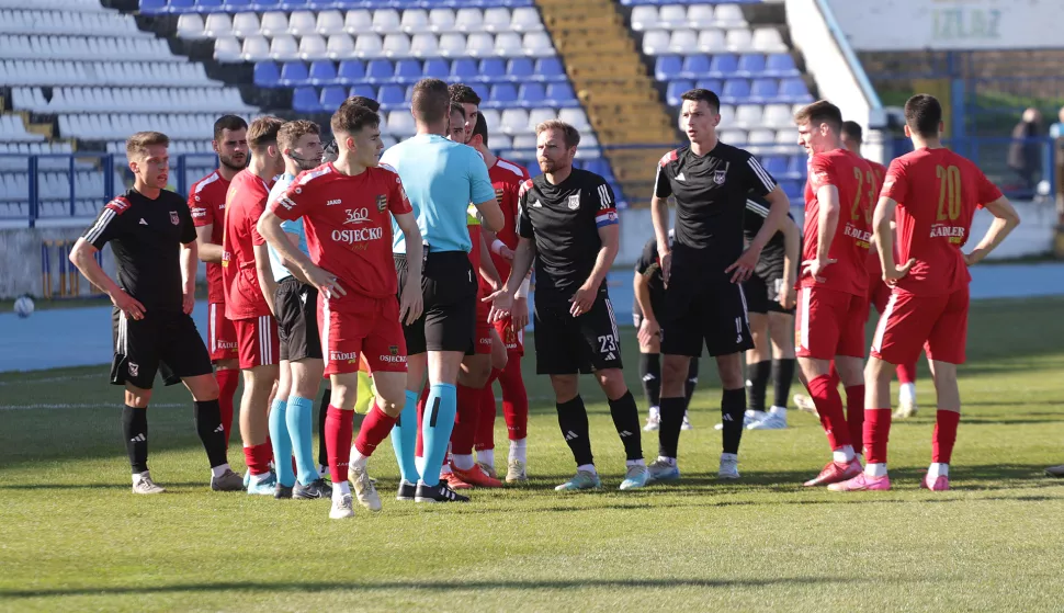 Osijek, 12. 04. 2025., Stadion Gradski vrt, Zrinski Osječko 1664 - Sesvete, SuperSport Prva LigaSNIMIO BRUNO JOBST
