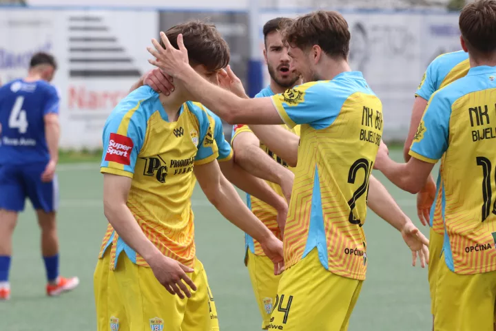 Bijelo Brdo, 13. 04. 2025, Igrali&scaron;te u Bijelom Brdu, nogomet, BSK (Bijelo Brdo) - Rude&scaron; (Zagreb), SuperSport Prva liga.snimio GOJKO MITIĆ