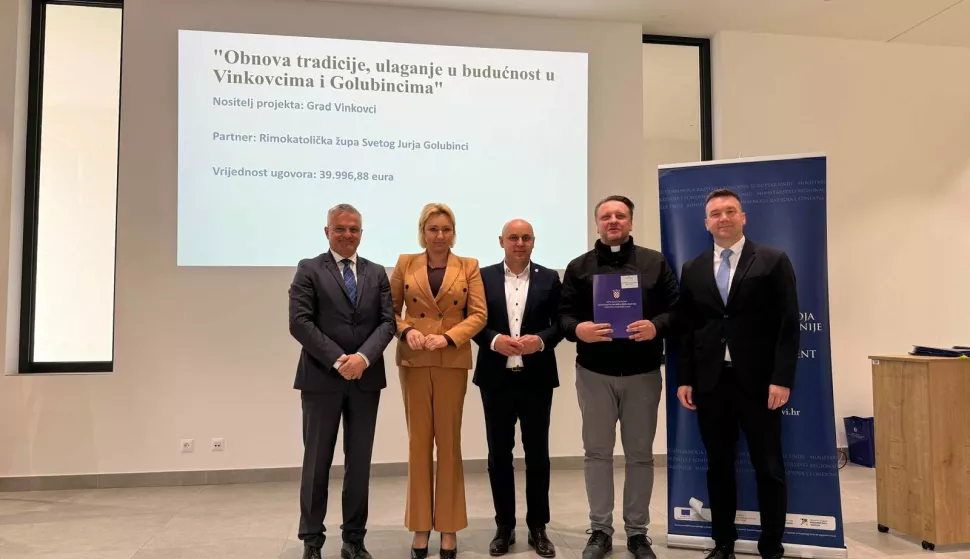 Uručeni ugovori o financiranju projekata prekogranične suradnje Hrvatske i Srbije, travanj 2025