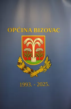 Bizovac, 15. 04. 2025., Bizovac, Svečana sjednica, Općina Bizovac, dan Općine Bizovac, grb - Općina BizovacSNIMIO BRUNO JOBST