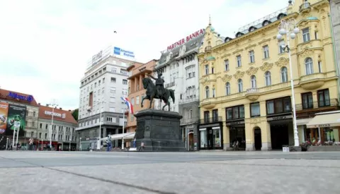 02.06.2013., Zagreb - Na dan izbora kada gradjani Zagreba biraju gradonacelnika izmedju Milana Bandica i Rajka Ostojica grad je prazan.Photo: Anto Magzan/PIXSELL------pet stupaca novosti